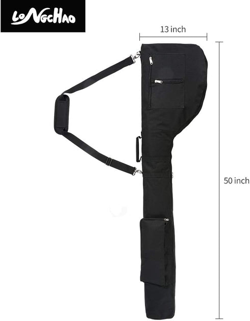 Golf Sunday Bag - Driving Range Mini Course Training Practice Golf Bag Travel Case