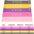 Resistance Loop Exercise Bands with Carry Bag| Workout Loop Bands for Body Workout Fitness Stretch| Set of 5 by TTCZ