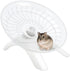 Hamster Wheel, Silent Exercise Wheel for Dwarf Hamsters, Gerbil, Mice Small Animals (White)