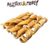 6 Inch (10 Count) BULLYSTICKS & MORE Beef Collagen Springs for Dogs - No Hide Bones - Bully Springs Dog Chews
