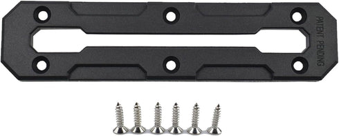 Kayak Track Mount Low Profile Nylon Rail Track | Kayak Fishing Accessories, 6/9/12 inch (1/2 pack) (6 inch(1pack))