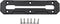 Kayak Track Mount Low Profile Nylon Rail Track | Kayak Fishing Accessories, 6/9/12 inch (1/2 pack) (6 inch(1pack))