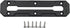 Kayak Track Mount Low Profile Nylon Rail Track | Kayak Fishing Accessories, 6/9/12 inch (1/2 pack) (6 inch(1pack))