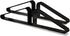 Freestanding Pet Gate Metal Support Feet, Triangle Set of 2 for Extra Wide Foldable Dog Gate, Black