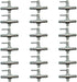 Aquarium Fish Tank Air Flow Control Lever Pump Single Way Valve, 18 Pcs