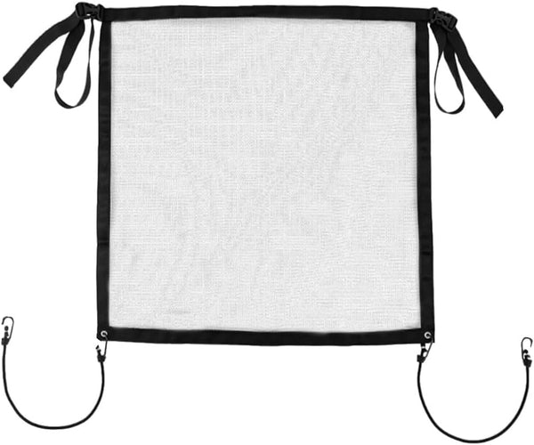 Car Dog Barrier Net, Auto Protection Mesh Pet Barrier, Adjustable Safety Divider Net for Most Cars, Trucks, SUVs