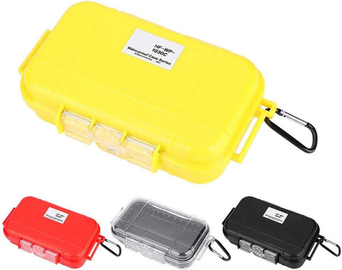 Plastic Waterproof Shockproof Box, Outdoor Airtight Survival Case, Floating Hard Shell Container, 4 Colors (Yellow)