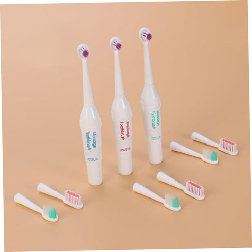 UPKOCH PET Electric Toothbrush for Dogs Waterproof Portable Rechargeable Electric Brush Soft Bristles for Travel