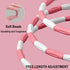 Jump Rope for Kids, Soft Beaded Skipping Rope, Adjustable Length for Fitness and Exercise