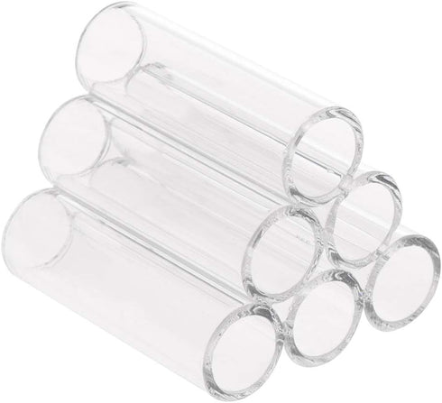 NEXAVKPR Aquarium Decor Clear Acrylic Tube Cave House for Shrimp Cichlid Hiding Rest