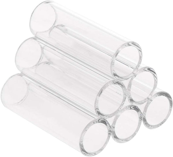 NEXAVKPR Aquarium Decor Clear Acrylic Tube Cave House for Shrimp Cichlid Hiding Rest