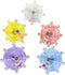 LEZHUJIA 5-Pack Interactive Rotating Treat Dispenser for Small and Medium Parrots Cage-Mounted Toy