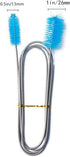 Aquarium Filter Brush, Flexible Double Ended Bristles Hose Pipe Cleaner for Fish Tank or Home Kitchen (Sky Blue)