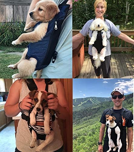 Legs Out Front-Facing Dog Carrier - Hands-Free Adjustable Pet Backpack Carrier for Walking, Hiking, Bike, and