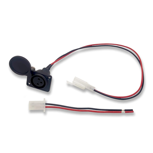 XLR Charging Port Socket for Razor MX500, MX650, Razor Crazy Cart SX500