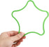 5pcs Star-Shaped Aquarium Floating Plant Rings, Foam Fish Feeding Rings for Fish Tank Duckweed Isolation (Green)