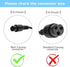 GLDYTIMES Hoverboard Charging Port Replacement (3 Prong) for Smart Self-Balancing Scooter, Swegway, Swagtron, Swagboard
