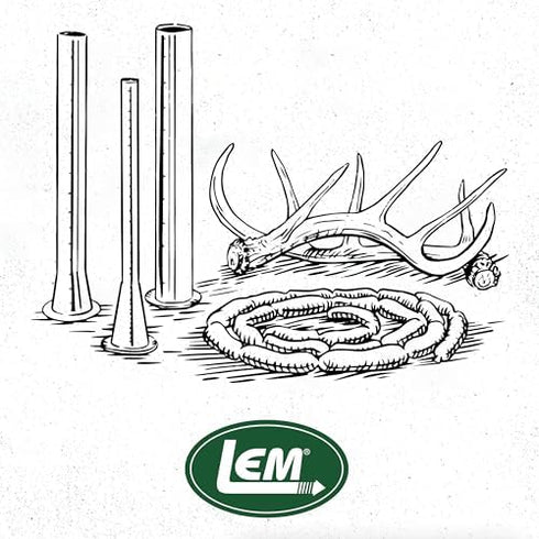 2 Inches 20 Inches, 3 Summer 25 Count Pack LEM Products Clear Fibrous Casings, x Non-Edible Sausage Casings, Stuffs