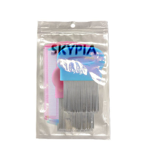 4 Packs Flea Combs Set for Dogs & Cats, Lice Combs and Dandruff Remover Grooming Comb
