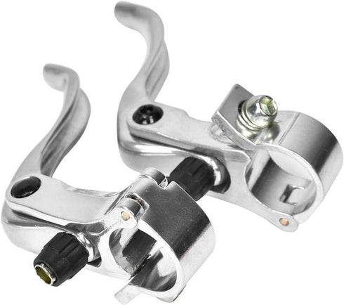 ZJchao Bike Brake Lever, 1Pair 24mm Aluminum Alloy Handlebars Bar Handle, Mountain Cycling Accessory