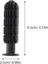 Set Zerodeko Sturdy Foosball Handles and End Caps Table Soccer Accessories with Black and White Footballs Compatible