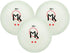 Vortex Table Tennis Racket 2-Player Set, Pips-Out with Sponge, Red & Black Rubber Surface