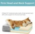 Friends Forever Orthopedic Dog Bed, Bolster Dog Couch with Memory Foam and Removable Washable Cover, Ally Grey,