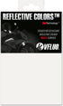 VFLUO Reflective Sticker Sheet for Bike, Motorcycle, Scooter, Helmets, Stroller - Multi-use DIY Adhesive Board
