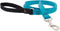 Lupine Padded Handle Aqua Dog Leash, 3/4" wide, 6-foot Long