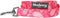 Blueberry Pet 5 Colors Paisley Flower Print Dog Leash, 5 ft x 5/8", Pink, Small