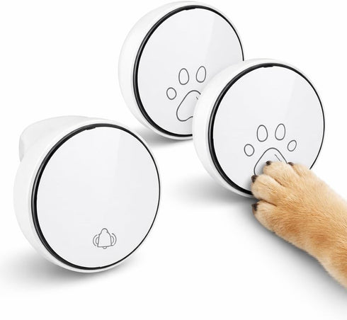 Comsmart Smart Wireless Dog Door Bell, Doggie Doorbell for Pet Potty Training