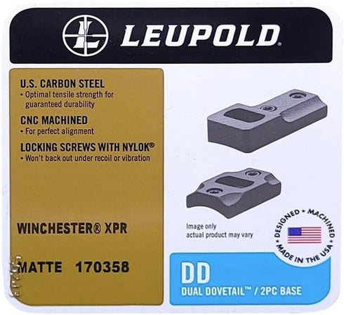 Leupold Dual Dovetail Scope Base for Winchester 70 with Gloss Finish