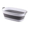 Generic Bath Tub 40x60x24cm PP+TPE Folding Washing Basin, Easy Drain Structure | Perfect
