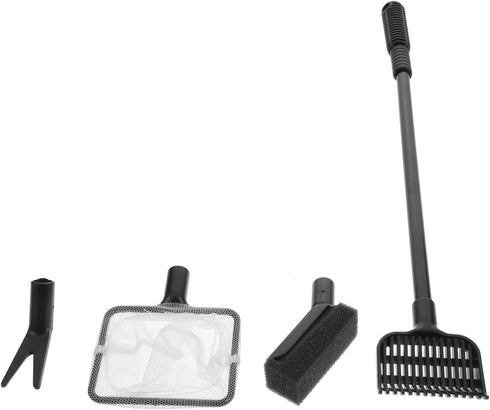 FOMIYES 1 Set Water Changer Siphon, Aquarium Sand Washing Machine, Gravel Rake, Fishnet Sponge Cleaning Tools