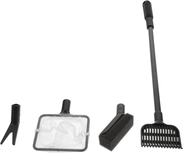 FOMIYES 1 Set Water Changer Siphon, Aquarium Sand Washing Machine, Gravel Rake, Fishnet Sponge Cleaning Tools