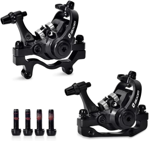 Zoom DB-680 Bilateral Caliper Disc Brake Set, Dual Piston Mountain Bike Alloy Cable Brake Accessories
