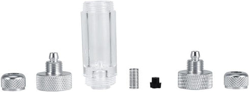 Aluminum Alloy in-line CO2 Bubble Counter with Check Valve for Aquarium Aquaculture Plant