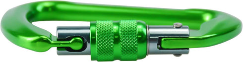 SEPEAK UIAA 30kN Locking Climbing Carabiner, Heavy Duty Screwgate Clip for Outdoor Climbing, Mountaineering, Camping