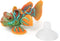 eecoo Realistic Fake Fish, Luminous Ocean Tropical Angel Fish Aquarium Ornament, Decoration for Fish Tank (Orange)