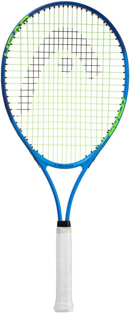 HEAD Ti. Conquest Tennis Racket - Pre-Strung Head Light Balance 27 Inch Racquet, 4 3/8 in Grip, Blue