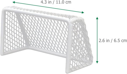 POPETPOP Fish Tank Decorations Mini Soccer Goal, Indoor Mini Net Football Frame Toy for Aquarium Decor