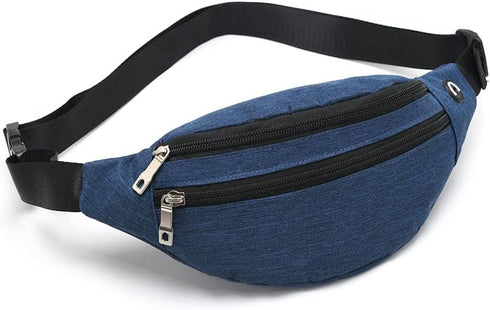 Waterproof Fanny Pack for Men & Women - Adjustable Waist Bag for Travel Sports Running