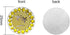 Pack of 3 Golf Ball Markers Crystal Ball Markers