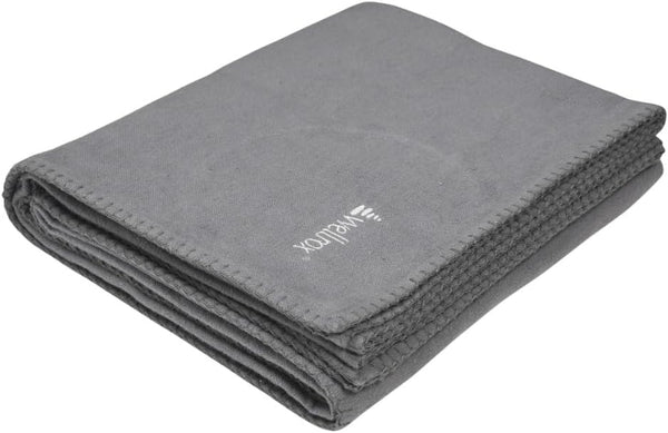 Yoga Blanket 100% Indian Cotton - Perfect for Restorative Yoga, Meditation, Relaxing, and Renewing