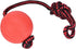 Natural Rubber Dog Toy Ball on a Rope for Training, Playing, Chewing, Solid Tooth Cleaning Toys, Virtually
