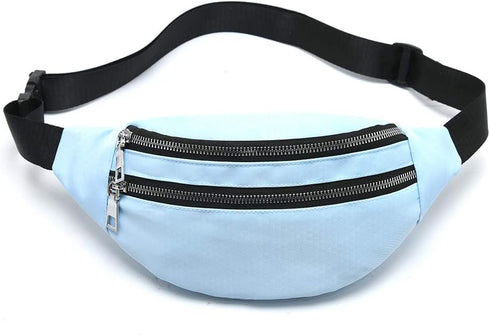 Waist Bag Fanny Pack for Men & Women, Fashion Water Resistant Hip Bum Bag with Adjustable Belt for Travel, Hiking