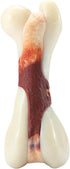 Tikaton Dog Chew Toys for Aggressive Chewers, Durable Beef Flavor Teething Bones for All Puppies