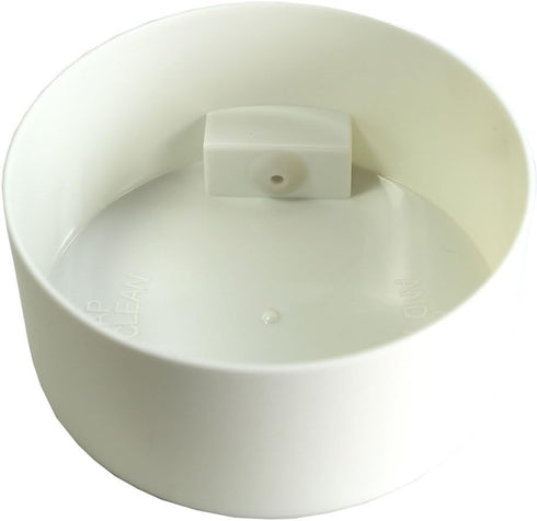 Pawvac 12 Ounce Vacuum Sealed Pet Food Storage Container, White & Cat