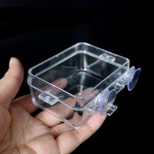 Reptile Feeder Chameleon Bowl, 2 Pcs Anti-Escape Food Dish with Suction Cup for Iguana Lizard Feeding