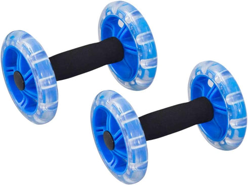 Weight Loss Equipment Exercise Roller and Small Dumbbell Weights, Home Dumbells Fitness Wheel Equipment